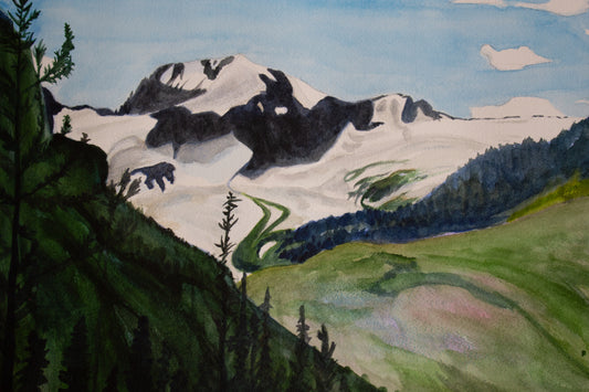 Mountain Scene at Banff Canada
